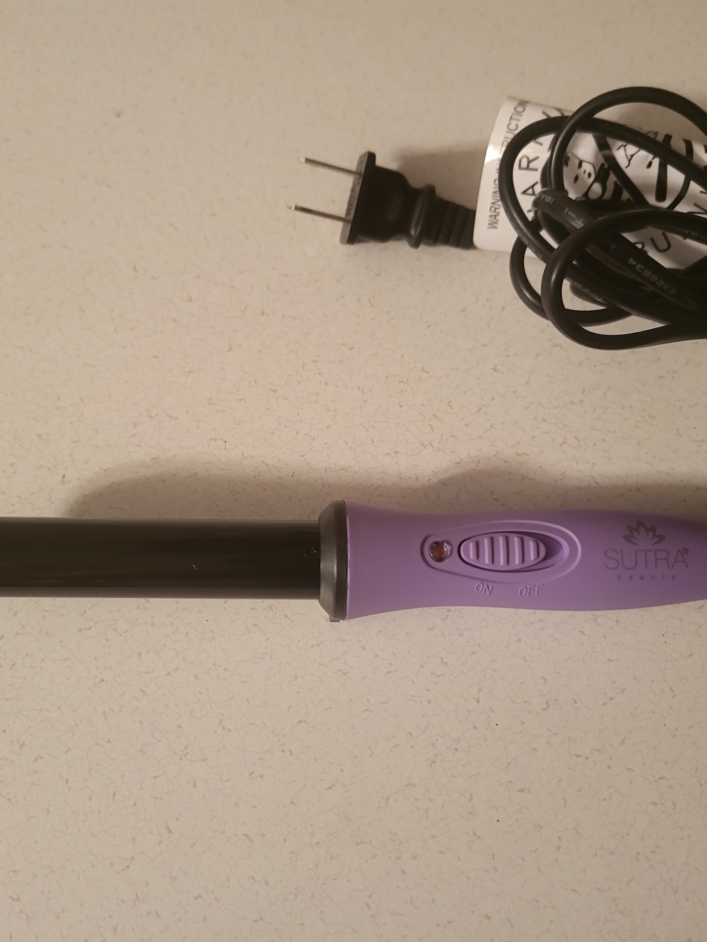 Sutra Mini Ceramic Curling Iron 0.75" 30CIM-B52 Purple Travel Size Wand